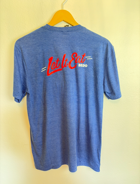 Blue "Let It Eat" Shirt