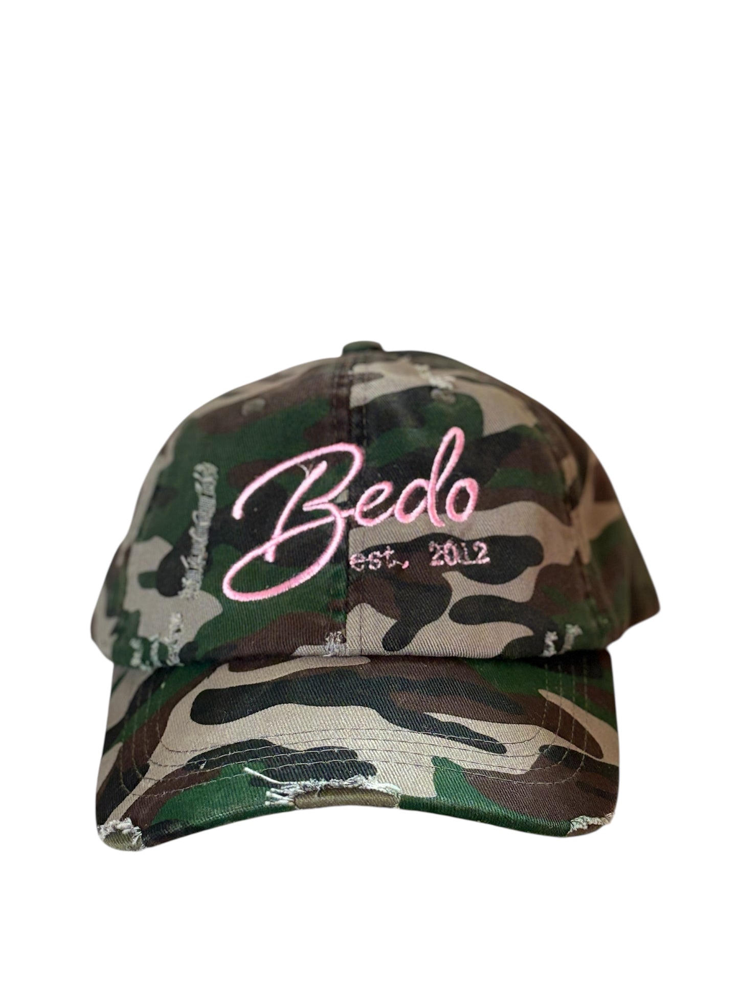 Women's Camo Pink Bedo Stitching Hat
