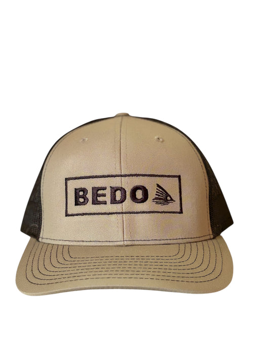 Redfin Hat - Brown with brown stitching