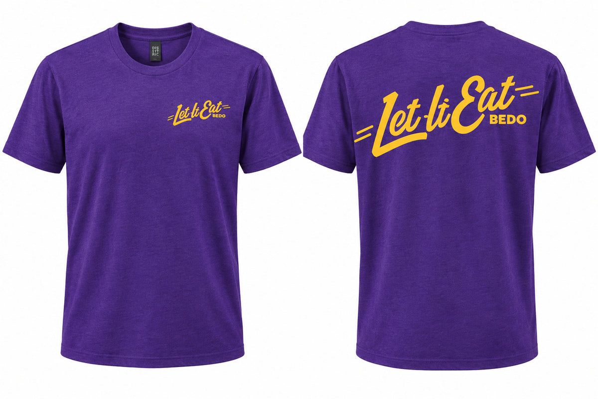 BEDO Purple “Let It Eat” Tee