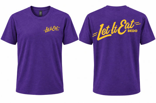 BEDO Purple “Let It Eat” Tee