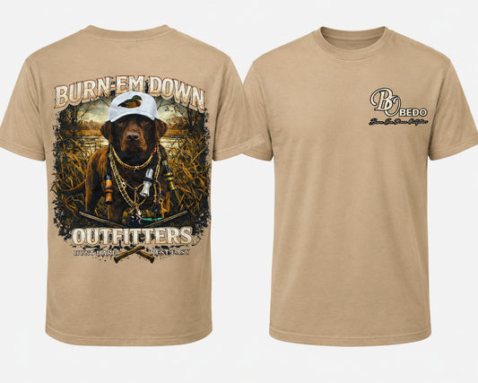 BEDO Hunt Hard Retriever Tee – Tan