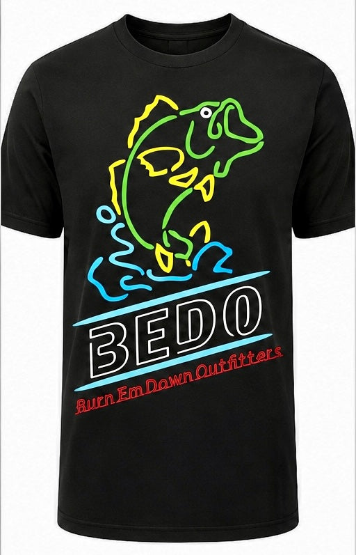 BEDO Bass Line Art Tee – Black
