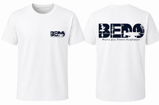 BEDO Sportsman Logo Tee – White
