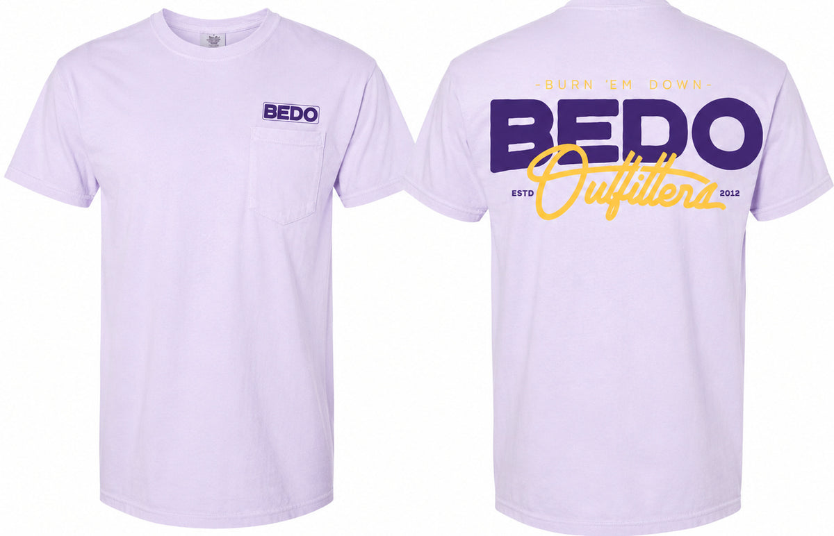 BEDO Classic Logo (LSU) Tee – Lavender