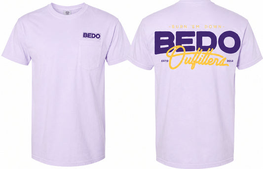 BEDO Classic Logo (LSU) Tee – Lavender
