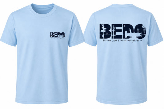 BEDO Outdoor Silhouette Tee – Light Blue