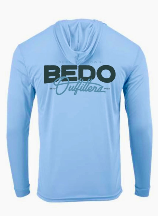 Classic Logo Performance Hoodie - Light Blue