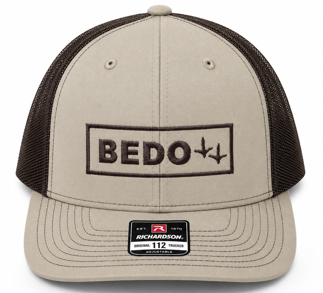 BEDO Turkey Feet Trucker - Tan/Brown