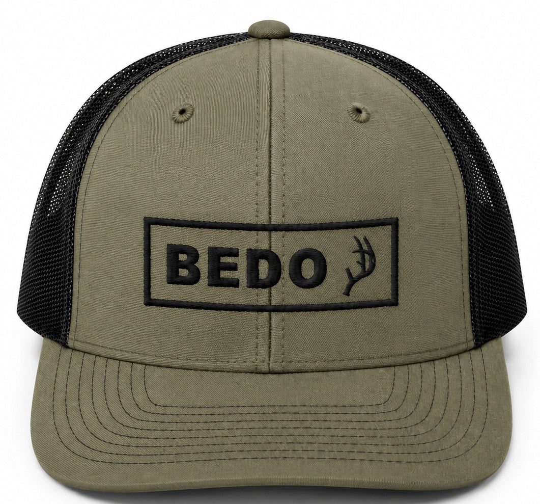 BEDO Antler Trucker - Olive/Black
