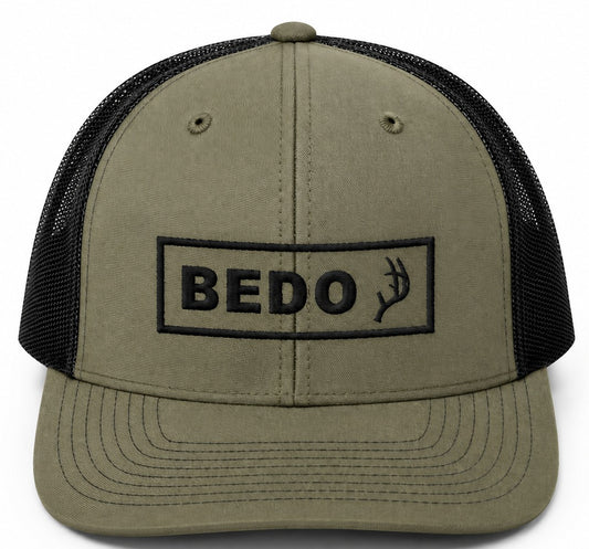 BEDO Antler Trucker - Olive/Black
