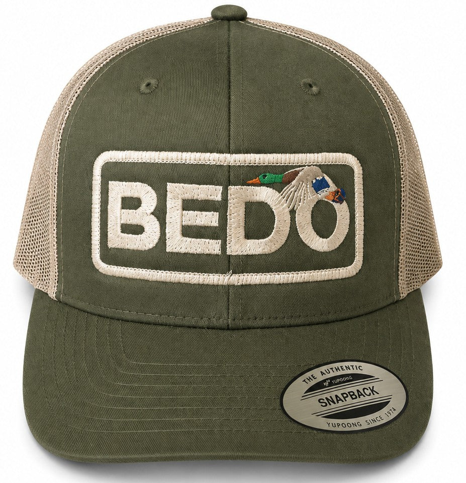 BEDO Duck Block Trucker - Olive/Khaki