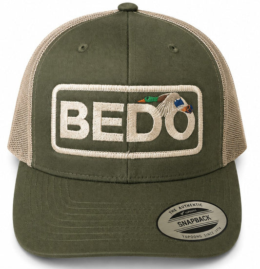 BEDO Duck Block Trucker - Olive/Khaki