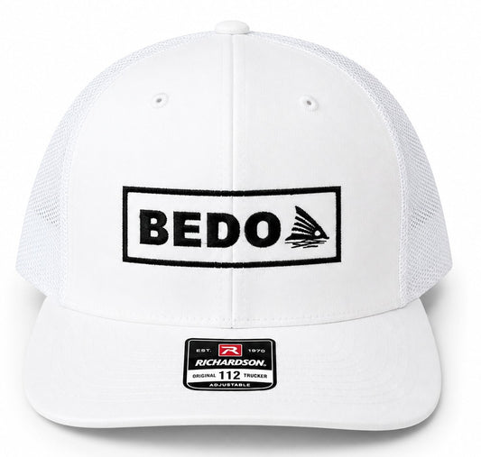 BEDO Fish Fin Trucker - White