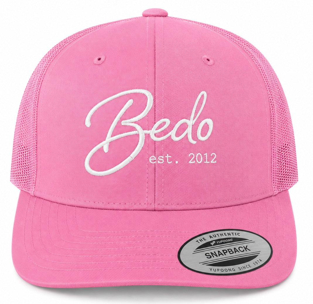 BEDO Script Ladies Trucker - Pink