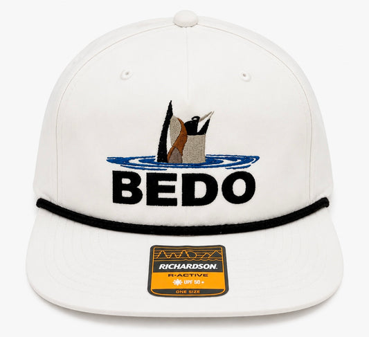BEDO Pirogue Rope Hat - White