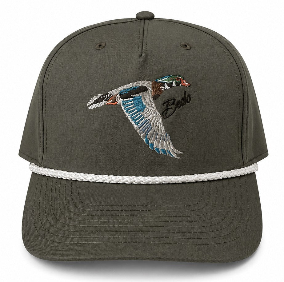 BEDO Wings Down Rope Hat - Olive