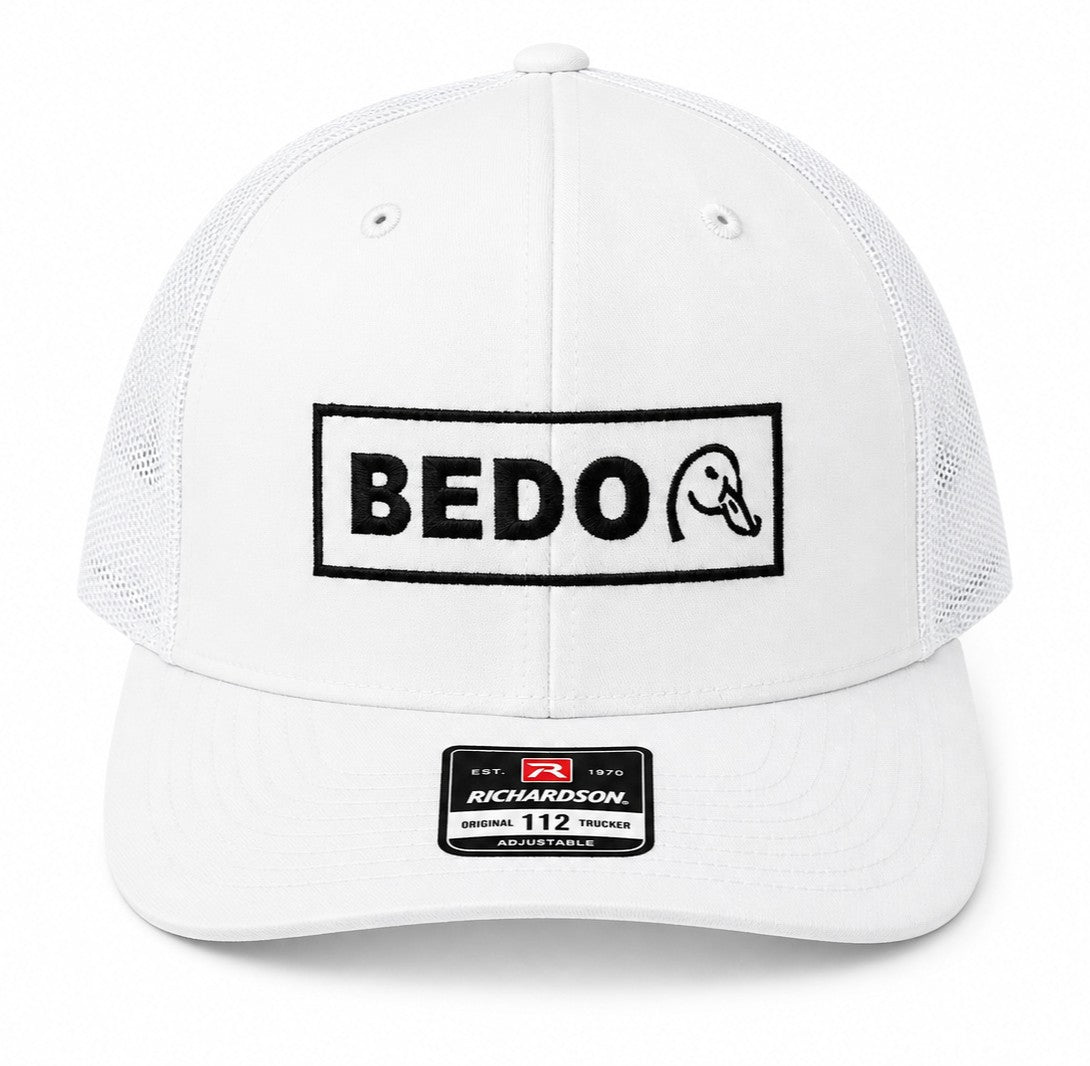 BEDO Duck Trucker - White/Black