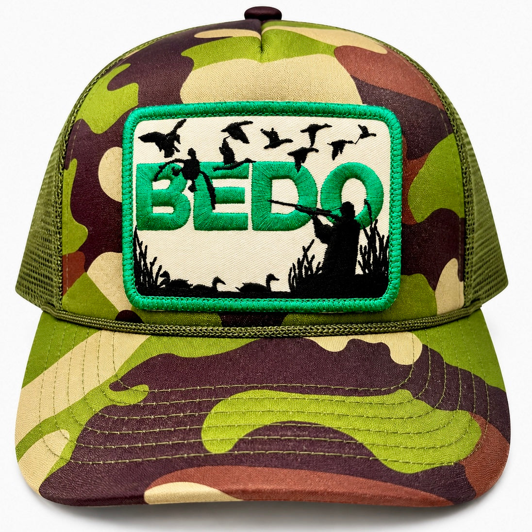 BEDO Sportsman Scene Camo Trucker - Green