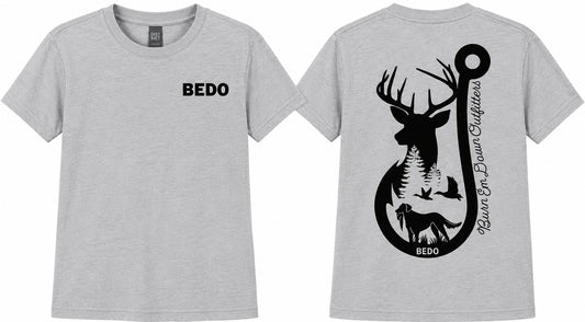 Hook & Hunt Tee – Gray