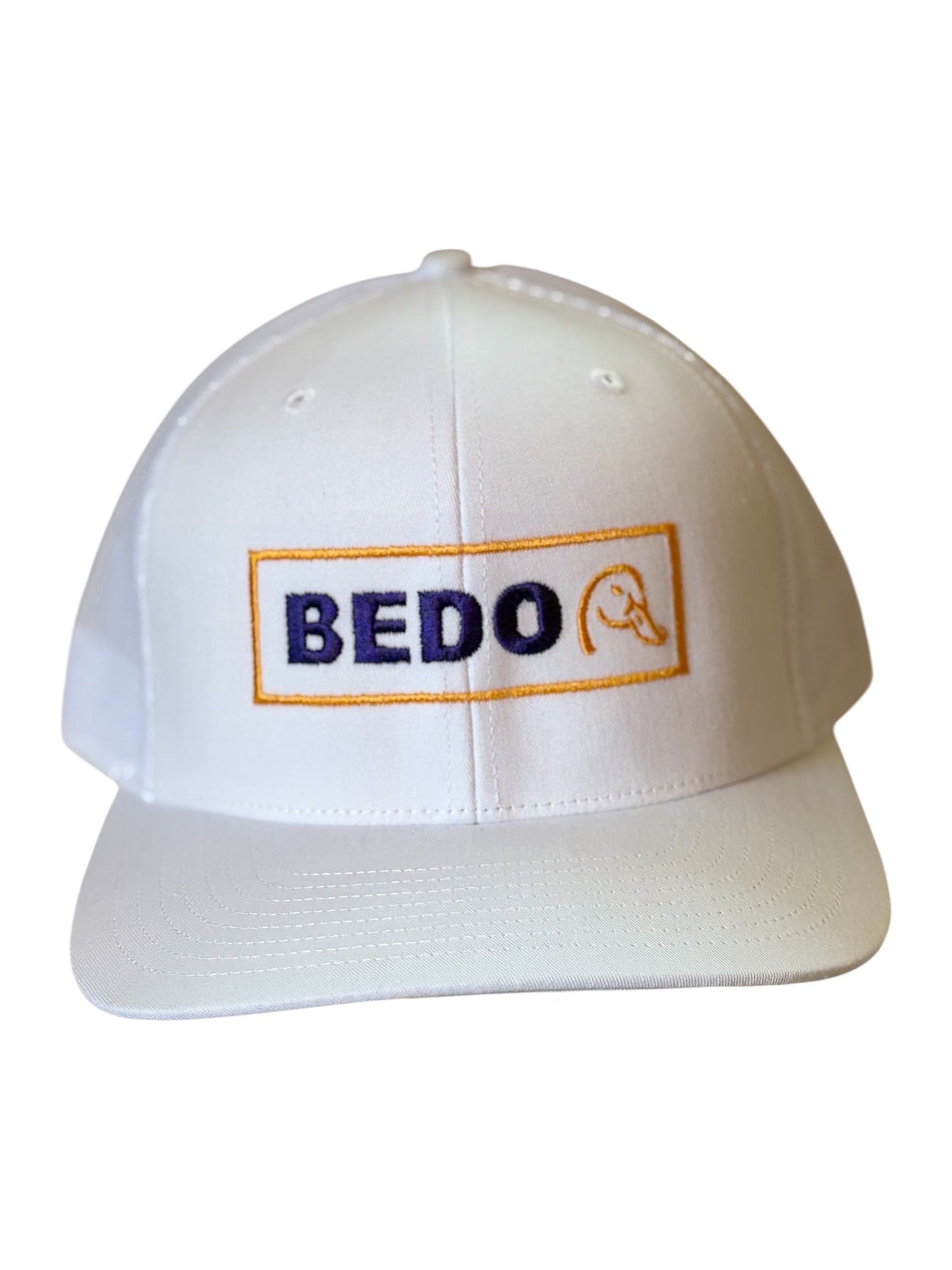 Duck Hat - White with LSU stitching