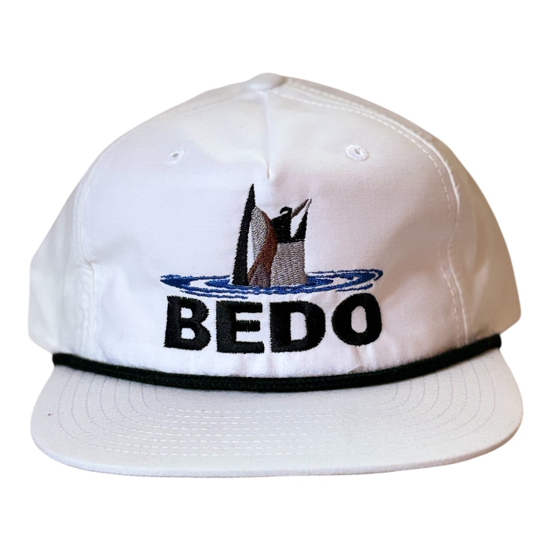White Duck Butt Rope Hat